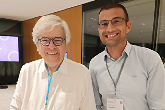 Paul M. Romer, 2018 Nobel Prize in Economic Sciences for integrating technological innovations into long-run macroeconomic analysis, and Gilmour Camilleri from the University of Malta