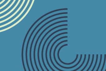 Abstract design with concentric circles