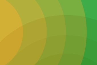 Abstract green concentric pattern