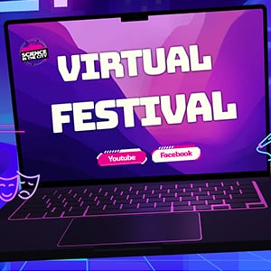 Banner including event details and sponsor logos