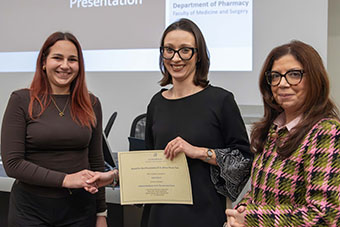 Student recognition at Annual Pharmacy Symposium