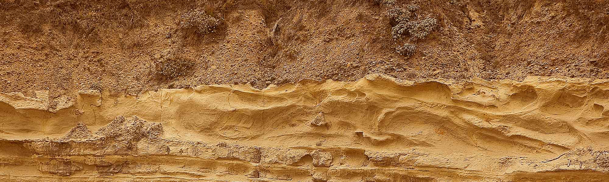 Different soil texture layers for natural background