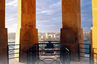 A view of the Grand Harbour, Malta