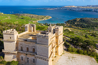 Selmun Palace and the surroundings - Malta
