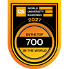 World University Ranking logo 2027 top 700 in the world