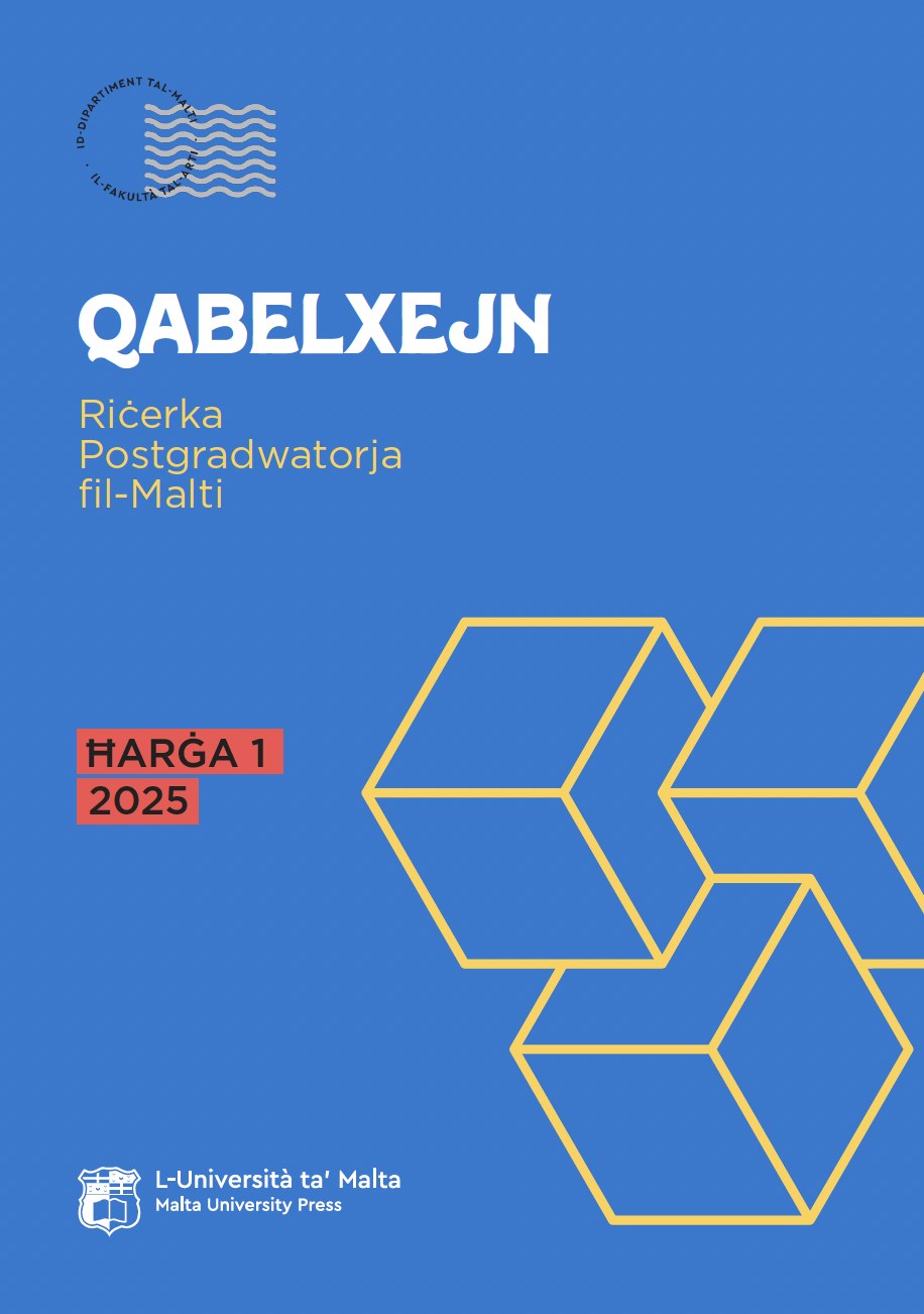 Qabelxejn - Riċerka Postgradwatorja fil-Malti
